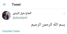 🔻  توئیت معنادار حاج شبل الزیدی فرمانده گردان‌های امام عل