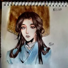 xielian, art, paint, anime, Chinese, manhua, معجزه خدایان بهشتی , نقاشی