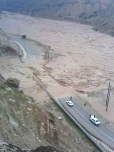 پل شهرستان لالی در استان خوزستان رو آب برد