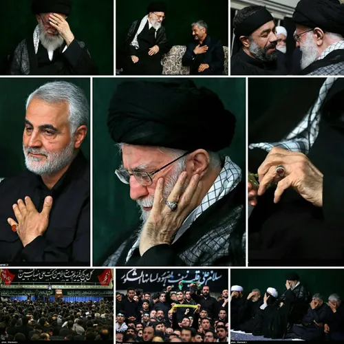 📸 تصاویر/مراسم عزاداری شب عاشورای حسینی (ع) با حضور رهبر 