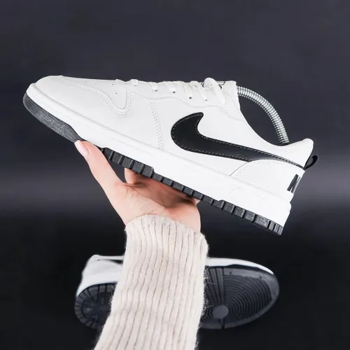 کفش اسپرت سفید مشکی مردانه Nike مدل SB Dunk