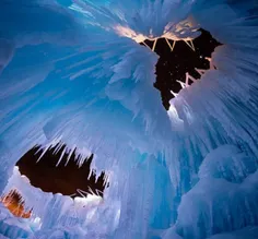 تصویر دیدنی از یک یخچال طبیعی