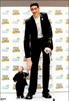 بلند و کوتاه قدترین مردان دنیا