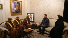 🔺حضور وزیر خارجه عمان در منزل شهید امیرعبداللهیان