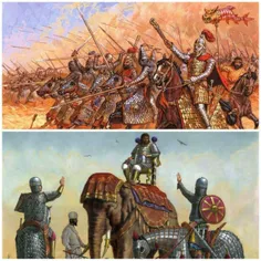در زمان ساسانی قانون ارتش مقرر کرده بود در جنگ ها فقط درج
