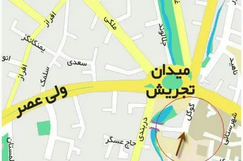 خیابان "گوگل" در تهران که قدمت این خیابان بسیار بیشتر از 