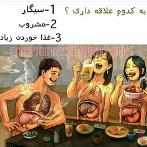 3 + غذا خوردن زیاد ولی نمیدونم چرا تو اندامم تاثیر نداره