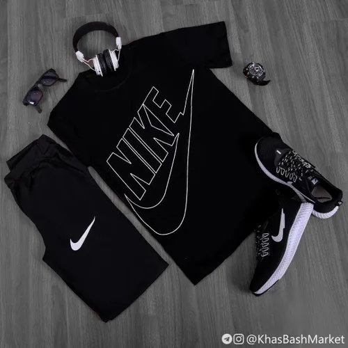 ⭕️ ست تیشرت وشلوار Nike مدل Andre (مشکی) - خاص باش مارکت