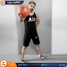 ست رکابی شلوارک Nike Air مردانه مدل Yaka