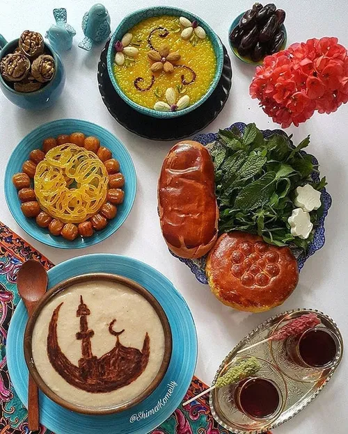 خلاقیت هنر خوراکی افطار کدبانو رمضان خدا