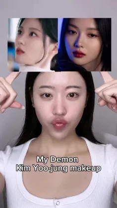 آموزش میکاپ بازیگر سریال شیطان من (My Demon)