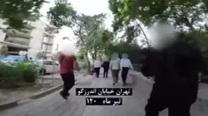 🔴تذکرات قاطع به هنجارشکنان در خیابان اندرزگو تهران 