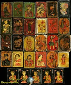 قدیمی ترین کارت های بازی ایران مربوط به دوره صفویه (نمونه
