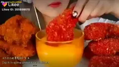 اسمر فود مرغ سوخاری با پنیر آب شده 🤤