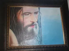 نقاشی بسیار زیبا از حضرت عیسی