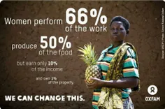 ‌"زنان۶۶درصد از کار را در جهان انجام و ۵۰ درصد غذای جهان 
