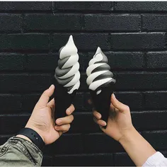 #ice_cream #black_white