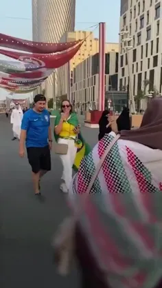 👆استفاده #قطری ها از میزبانی #جام_جهانی برای تبلیغ حجاب و