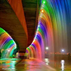 پل هفنم یا پل آبشار رنگی اهواز