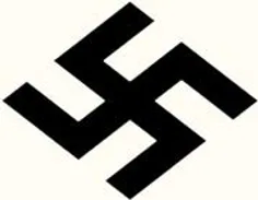 نماد صلیب شکسته یا چرخ خورشید (swastika or sun wheelc):چر