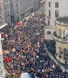 👈تظاهرات اینبار در لندن ، نیم میلیون کارمند اعتصاب کردن ب