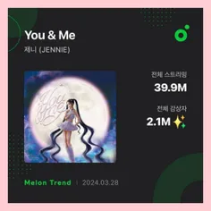 ترک You & Me به بیش از 2.1 میلیون شنونده یونیک در ملون رس