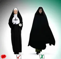 از نگاه غرب، حجاب ظلم به زن مسلمان است! اما زن کشیش یک قد