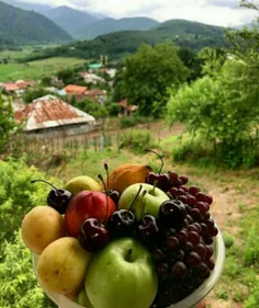 میوه های تابستانی در#سوادکوه_مازندران🍒 🍑 😋 