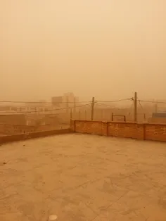 عکس یهویی ... طوفان خاک در آبادان