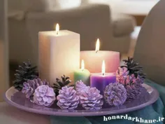 #شمع های زیبا و رویایی 😍 