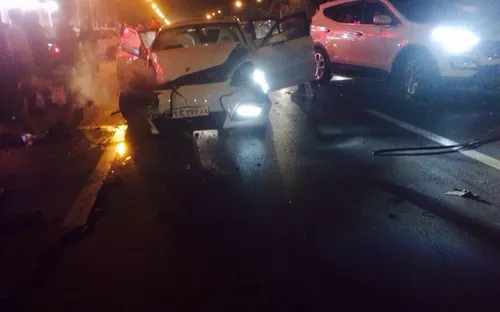 تصادف پورشه پانامرا در شیراز