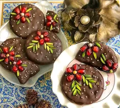 #بیسکوییت_شکلاتی 🍪  🍫 😋 