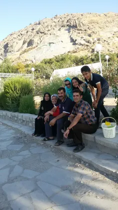 منو خانواده امروز تو پارک کوه سنگی مشهد 