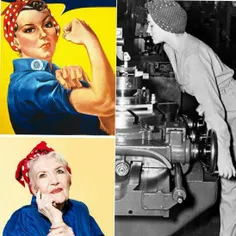 نائومی پارکر زنی که پوستری الهام گرفته از او،چند دهه بعد 