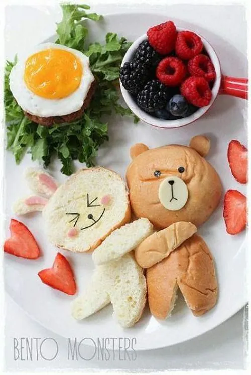 🎀 تزیین صبحانه برای کودک