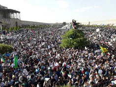 حضور پرشور مردم اصفهان یک ساعت مانده به سخنرانی #سید_ابرا