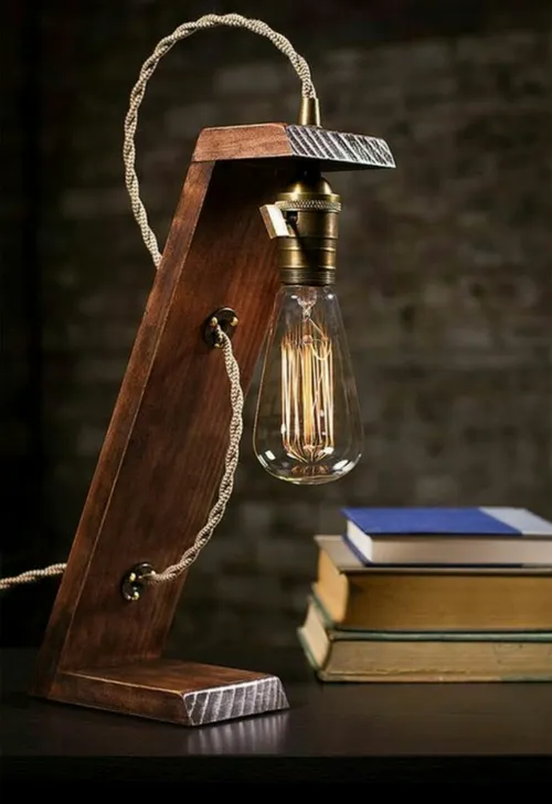 خلاقت در ساخت چراغ مطالعه با لامپ ادیسون(مناسب برای کافه 