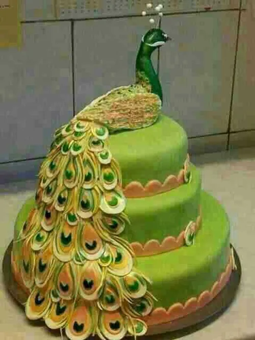 کیک طاووسی