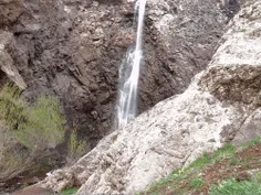آبشار شله بن(اسم محلی) و یا آبشار خصبان از طبیعت طالقان
