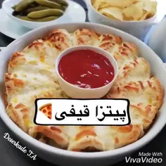 #پیتزا_قیفی🍕🍟🍔