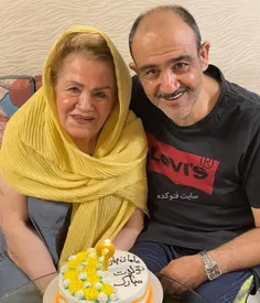 مهران غفوریان در کنار مادرش-تبیان امروز