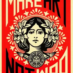 make art not war