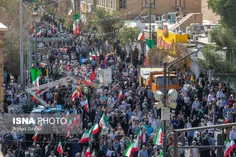 🔰راهپیمایی مردم شهر اصفهان دیروز ششم آبان در محکومیت اغتشاشات و اقدامات تروریستی....🔰