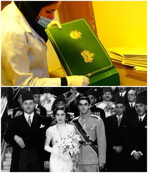 عکسهای ازدواج فوزیه ومحمدرضاپهلوی ثبت شدند