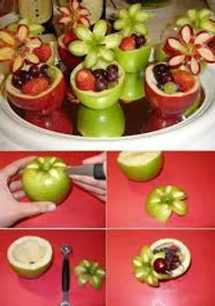 میوه آرایی با سیب