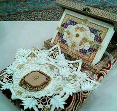 #تزیین زیبای قرآن برای مراسم بله برون #عروسی #ازدواج  