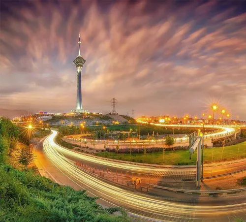 📸 نمایی دیدنی از برج میلاد تهران