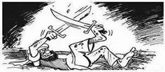 کاریکاتور جنجالی واهانت آمیز  تایمز به عنوان آخرین مسلمان