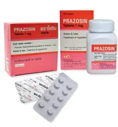 🔴  پرازوسین یک داروی کنترل فشار خون است.
