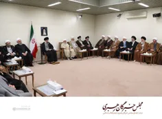 تصویری از دیدار امروز اعضای مجلس خبرگان رهبری با حضرت آیت